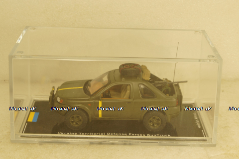 Land Rover Freelander Ukraine Territorial Forces Gun Truck (Kharkiv 2022), TruckTyr 1:43