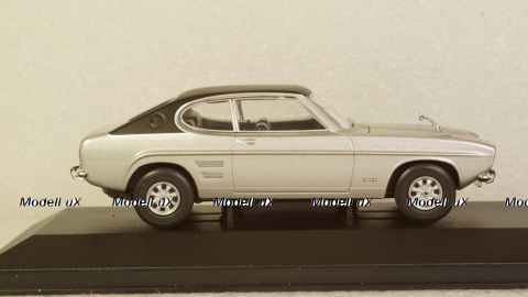 Ford Capri MkI 3000E silver/mattblack 1970, Vanguards 1:43