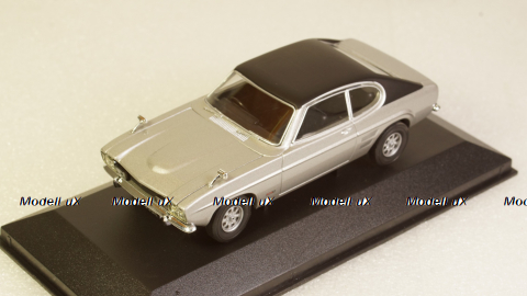 Ford Capri MkI 3000E silver/mattblack 1970, Vanguards 1:43