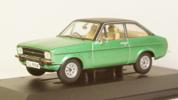 Ford Escort MkII 1.3 Ghia met.green/mattblack, Vanguards 1:43