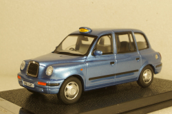 London Taxi Cab, blue 1998 TX1, Vitesse 1:43