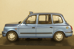 London Taxi Cab, blue 1998 TX1, Vitesse 1:43