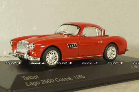Talbot Lago 2500 Coupe 1955, red, WB086, WhiteBox 1:43