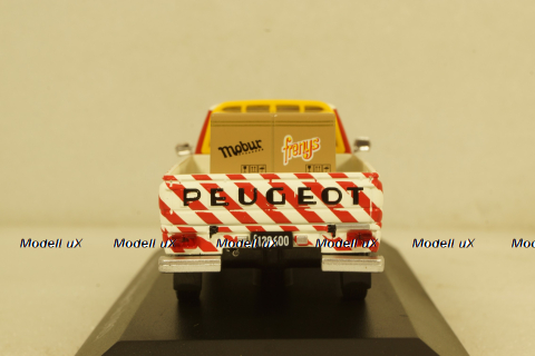 Peugeot 504 Pick Up Pumper Nic 1982 red/white, Altaya 1:43