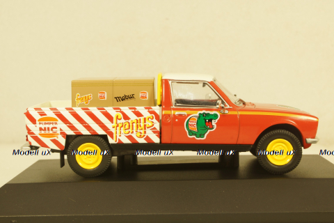 Peugeot 504 Pick Up Pumper Nic 1982 red/white, Altaya 1:43