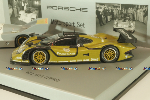 Porsche 911 (996) GT1 1998 + Porsche 956 KH Motorsport, Set, WAP 020 SET 28, Minichamps 1:43