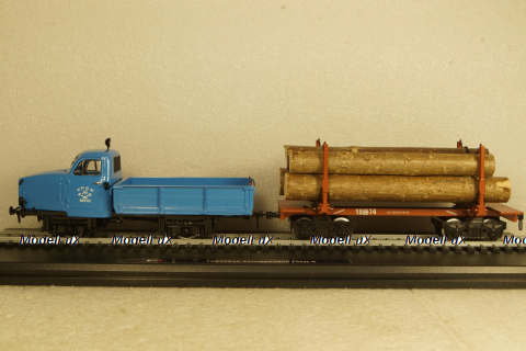 Грузовая автодрезина ГМД-4 с грузом, TruckTyr 1:43