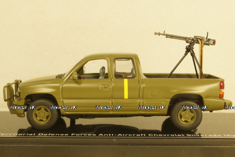Chevrolet Silverado Ukraine Territorial Defense Anti-Aircraft (Kiev 2022), TruckTyr 1:43