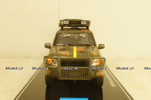 Toyota Land Cruiser 90 with Rocket Launcher trailer (Zaporizhzhia 2022), TruckTyr 1:43