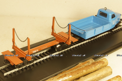 Грузовая автодрезина ГМД-4 с грузом, TruckTyr 1:43