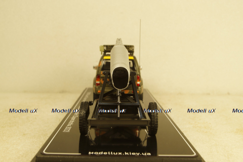 Toyota Land Cruiser 90 with Rocket Launcher trailer (Zaporizhzhia 2022), TruckTyr 1:43