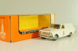 Москвич-433 А5, белый, Сентябрь 1978г., Олимпиада 80, капот 3 зажима,Тантал/Радон 1:43 Новая