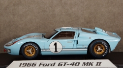 Ford GT40 MK II #1 2nd 24h LeMans 1966 Miles, Hulme, Shelby Collectibles 1:18