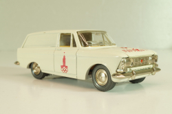 Москвич-433 А5, белый, Сентябрь 1978г., Олимпиада 80, капот 3 зажима,Тантал/Радон 1:43 Новая