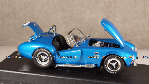 Shelby Cobra 427 Super Snake Year 1966 blue, Shelby Collectibles 1:18