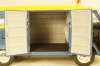 Volkswagen T1b panel van customer service blue/yellow, 450048400, Schuco 1:18