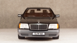 Mercedes S500 W140 1994 black, iScale 1:18