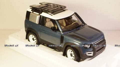 Land Rover Defender 90 2020 tasman blue, Almost Real 1:18