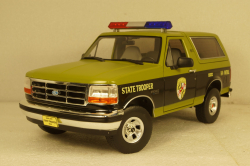 Ford Bronco Maryland State Police 1996 green/black, 19113, Greenlight 1:18