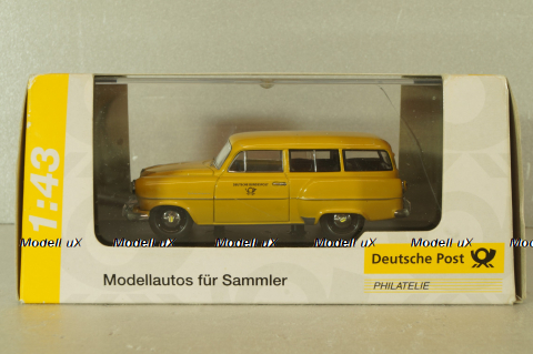 Opel Olympia Caravan "Deutsche Bundespost" 1953, yellow, 006767, Schuco 1:43