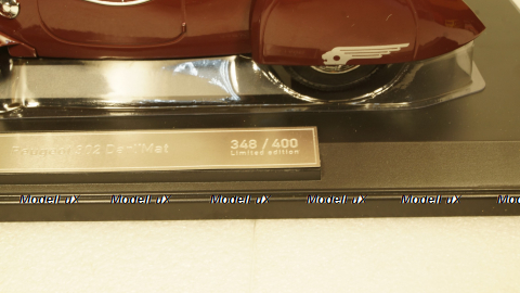 Peugeot 302 Darl'Mat Roadster 1937 dark red,184695, Norev 1:18