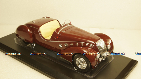 Peugeot 302 Darl'Mat Roadster 1937 dark red,184695, Norev 1:18