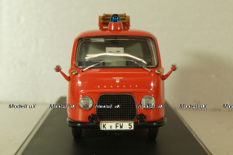 Ford Taunus Transit bus Feuerwehr, 03192, Schuco 1:43