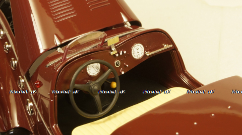 Peugeot 302 Darl'Mat Roadster 1937 dark red,184695, Norev 1:18