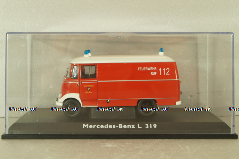 Mercedes-Benz L 319 bus Feuerwehr Baden 1955, 03351, Schuco 1:43