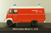 Mercedes-Benz L 319 bus Feuerwehr Baden 1955, 03351, Schuco 1:43