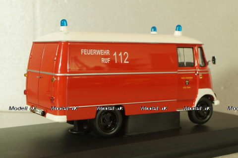 Mercedes-Benz L 319 bus Feuerwehr Baden 1955, 03351, Schuco 1:43