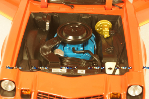 Chevrolet Camaro Z28 1981 light red/black, Greenlight 1:18