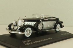 Chrysler Imperial Le Baron phaeton 1933, black/silver,WB114, WhiteBox 1:43