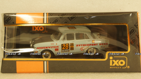 Москвич 412, No.28, Rally London - Mexiko, L.Potapcikas/Y.Lesovskiy/E.Bazhenov, 1970, RAC353, IXO 1:43