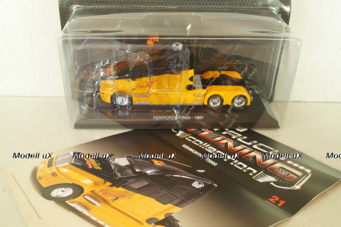 Kenworth T2000 tractor 1997, yellow/black, Truck Tuning Collection #21, Hachette 1:43