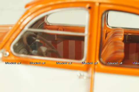 CITROEN 2CV Spot, orange/white, G111V054, Hachette 1:24