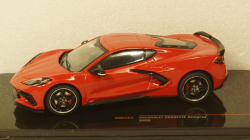 Chevrolet Corvette C8 2020 red, MOC303, IXO 1:43