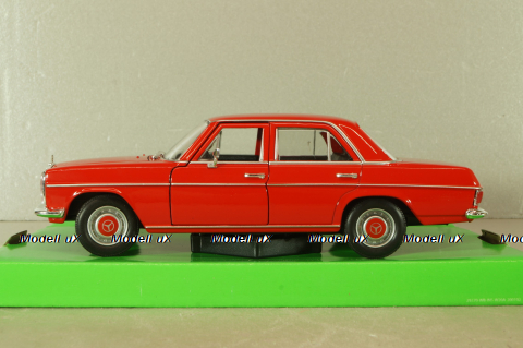 Mercedes-Benz 220 (W115) 1968 Red, WEL24091 Red, Welly 1:24
