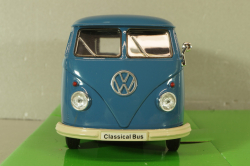 Volkswagen T1 bus box wagon blue 1963, 22095, Welly 1:24