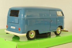 Volkswagen T1 bus box wagon blue 1963, 22095, Welly 1:24