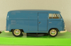 Volkswagen T1 bus box wagon blue 1963, 22095, Welly 1:24