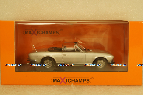 Peugeot 504 Cabriolet 1977, silver, 940112130, Maxichamps 1:43