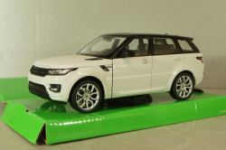 Range Rover sport 2010, white/black, WEL24059WHITE, Welly 1:24