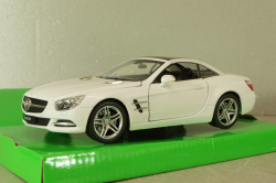 Mercedes SL 500 (R231) 2012, white roof, WEL24041H-White, Welly 1:24