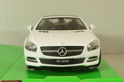 Mercedes SL 500 (R231) 2012, white roof, WEL24041H-White, Welly 1:24