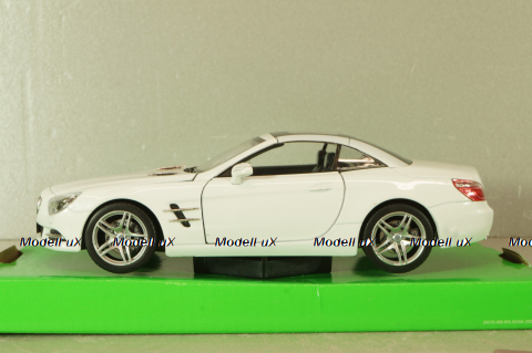Mercedes SL 500 (R231) 2012, white roof, WEL24041H-White, Welly 1:24