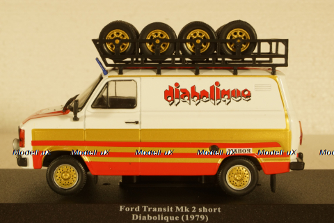 Ford Transit MKII Serie -Team Diablique Motosport 1979, Rally Assistance №43, 1:43 