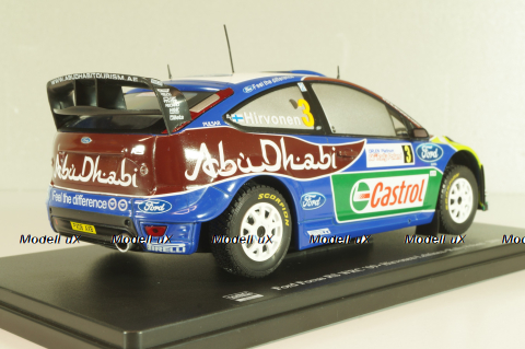 Ford Focus RS WRC #3 Rally Poland 2009, Hirvonen/Lehtinen, G113U016, WRC Collection, Hachette 1:24