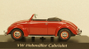 Volkswagen Hebmuller cabriolet 1950, red, built on VW Beetle (Typ 14), 940052131, Maxichamps 1:43