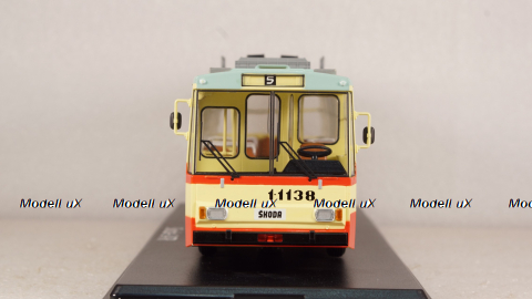 Троллейбус Skoda-14TR красно-бежевый, SSM4042, SSM 1:43 Уценка!